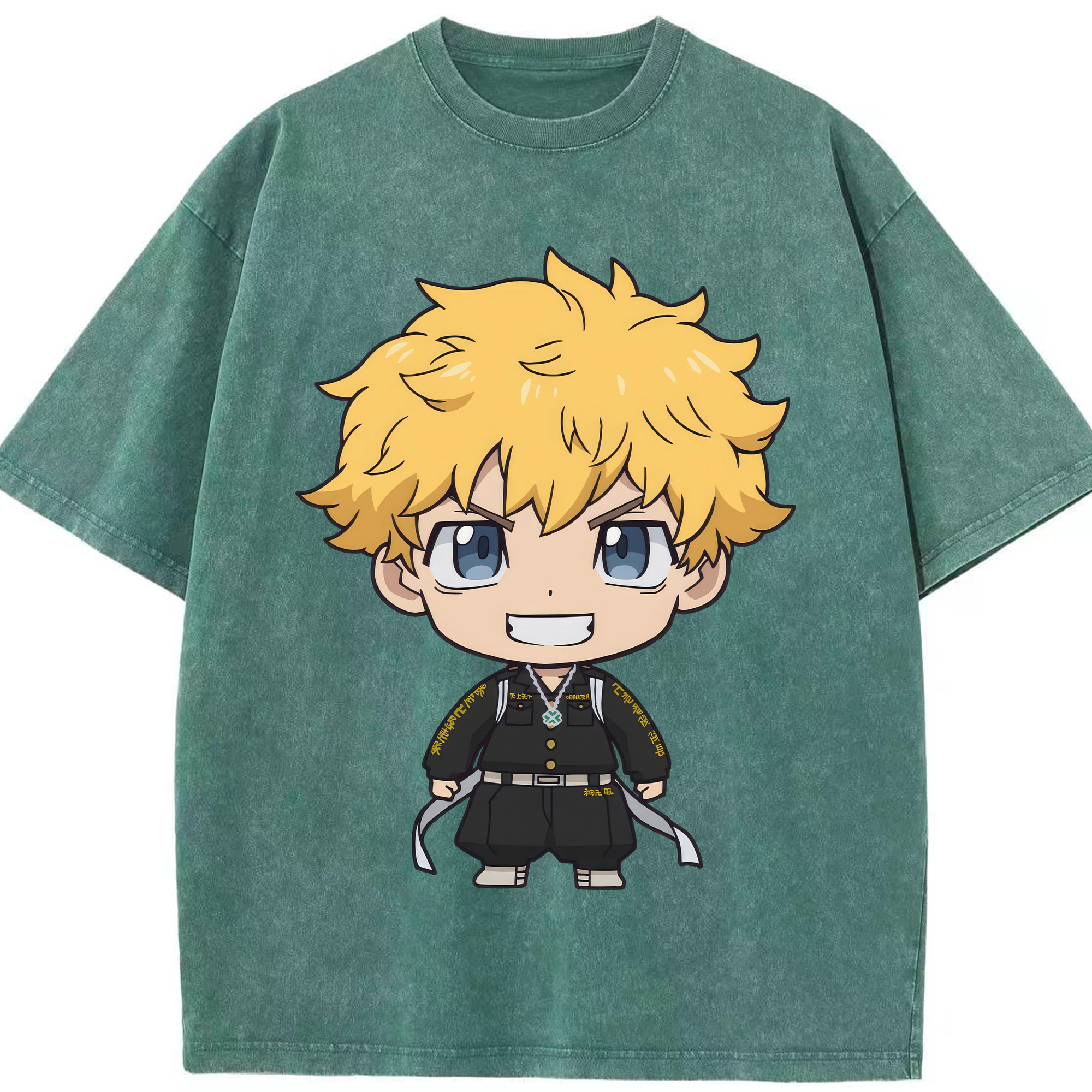 （画像用） 東京リベンジャーズ Tokyo Revengers 綿100% ヴィンテージ風 半袖Tシャツ（フロントプリント）
